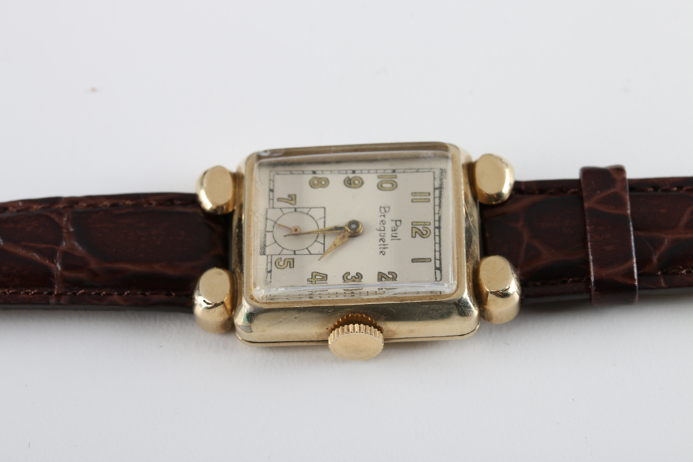 10K Yellow Gold Filled Paul Breguette Wrist Watch
