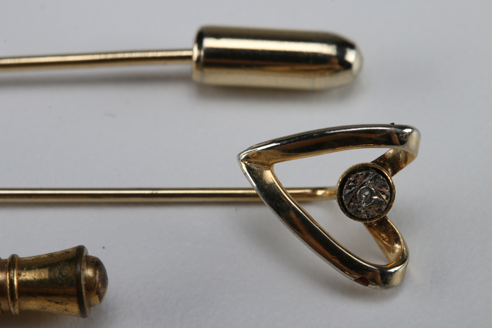 Assorted Gold Tone Hat Pins