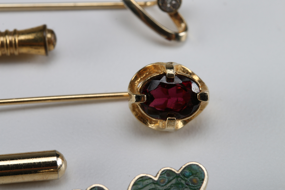 Assorted Gold Tone Hat Pins