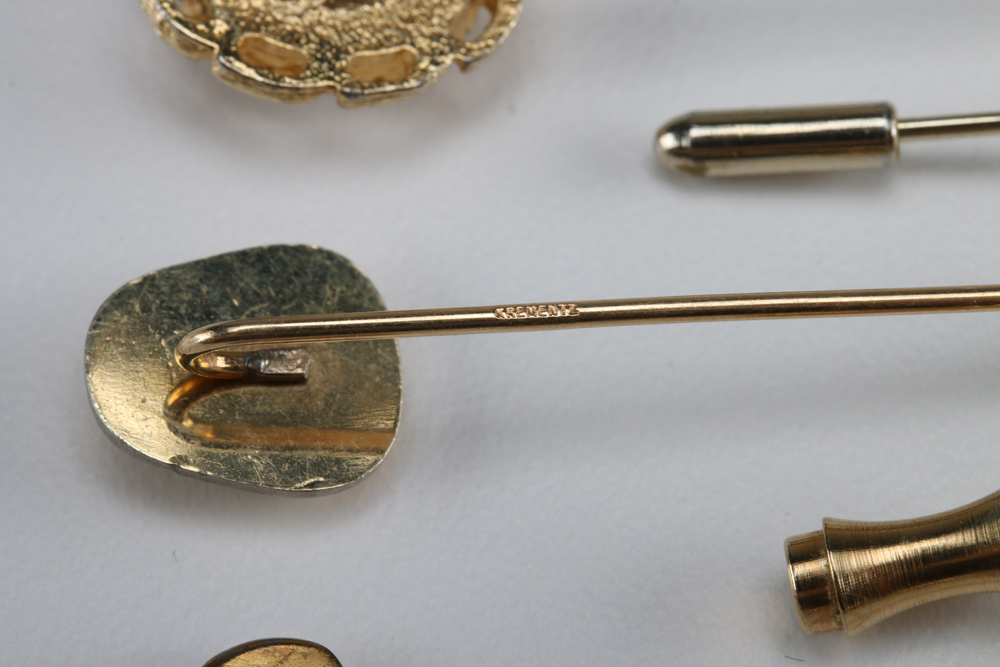 Assorted Gold Tone Hat Pins