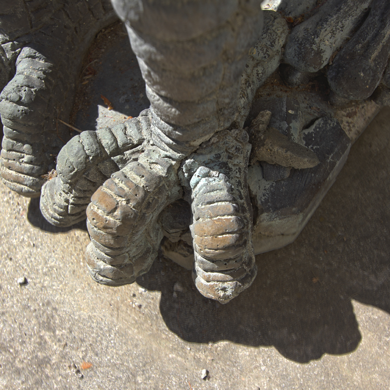 Cement Griffin Statue