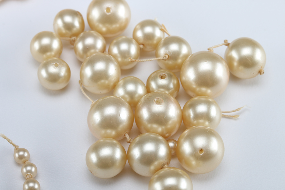 Faux Cream Pearls