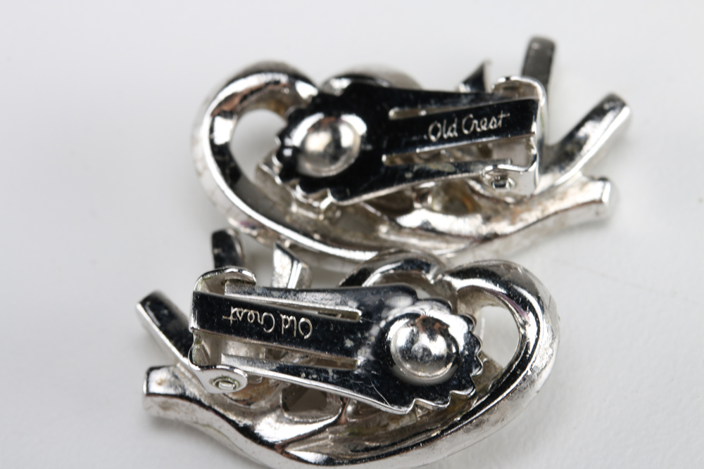 Assortment of Silver Tone Earrings and Necklace