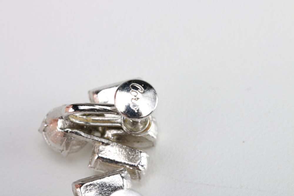 Assortment of Silver Tone Earrings and Necklace