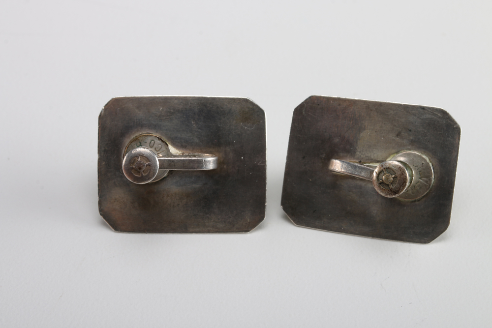 Assortment of Mexican Silver Jewelry with Ancient God Faces and More