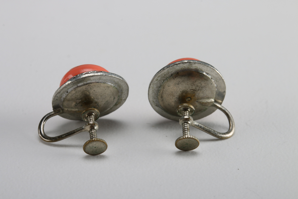 Coral Colored Demi Parure