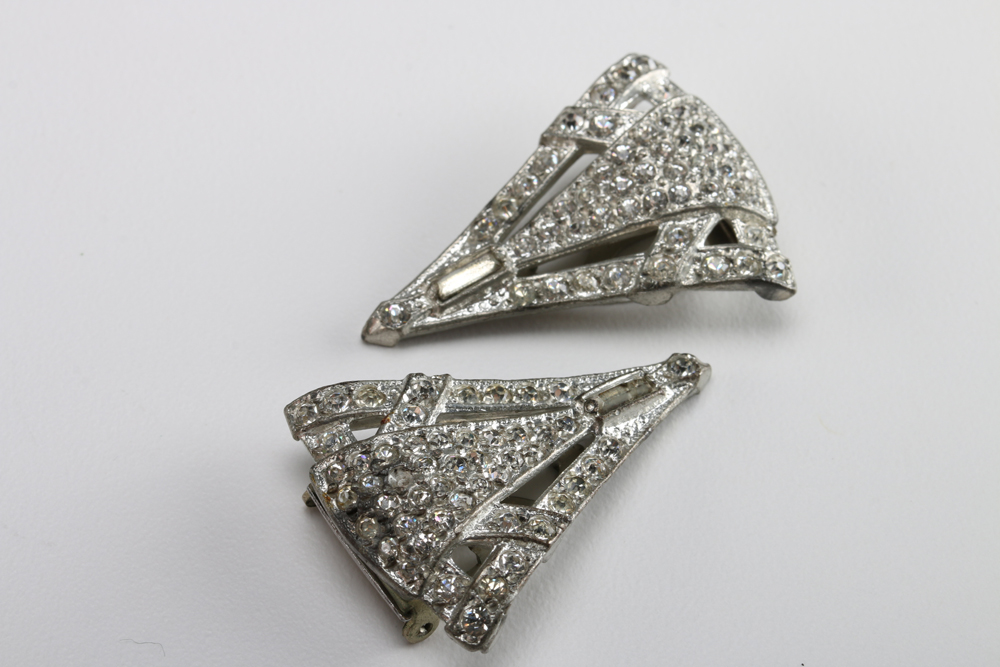 Collection of Clear Rhinestone Jewelry