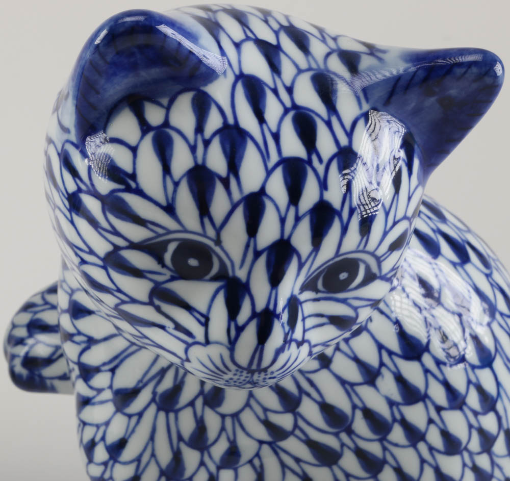 Assorted Blue and White Ceramics