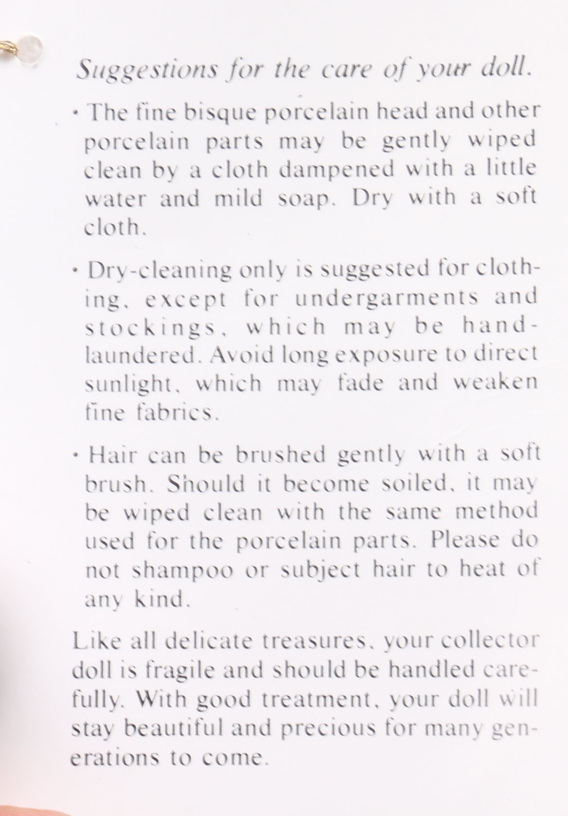 Franklin Heirloom Coca Cola Dolls