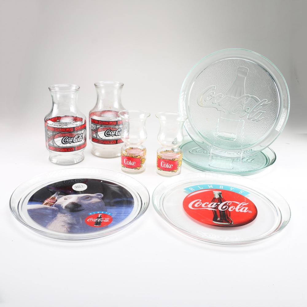 Assortment of Coca-Cola Collectible Glassware