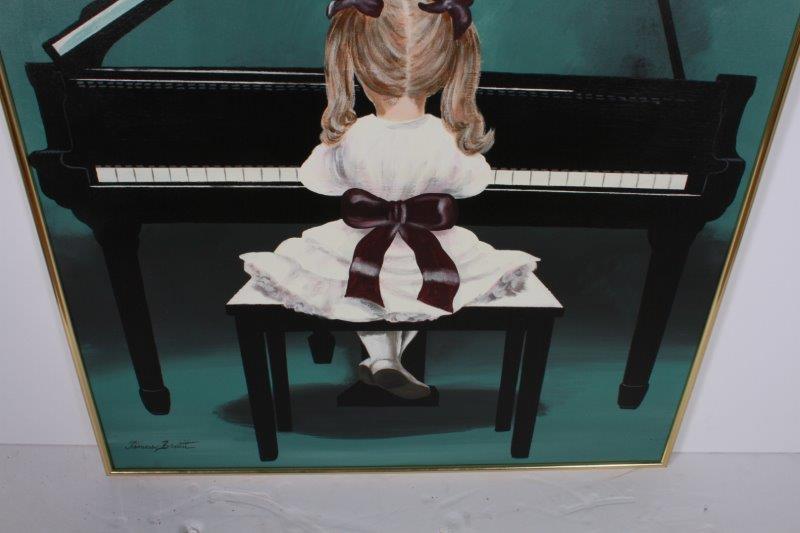 Signed Tamara Barrett Oil on Canvas