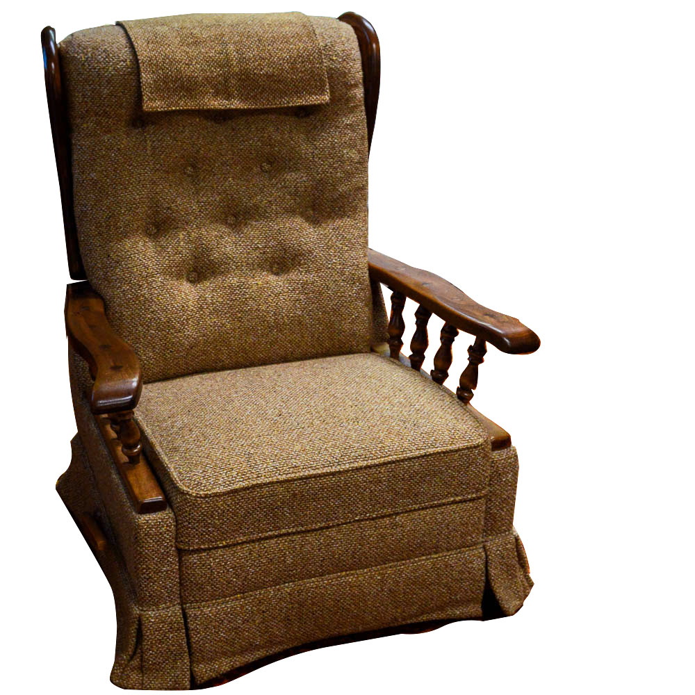 La Z Boy Wooden Rocker Recliner EBTH