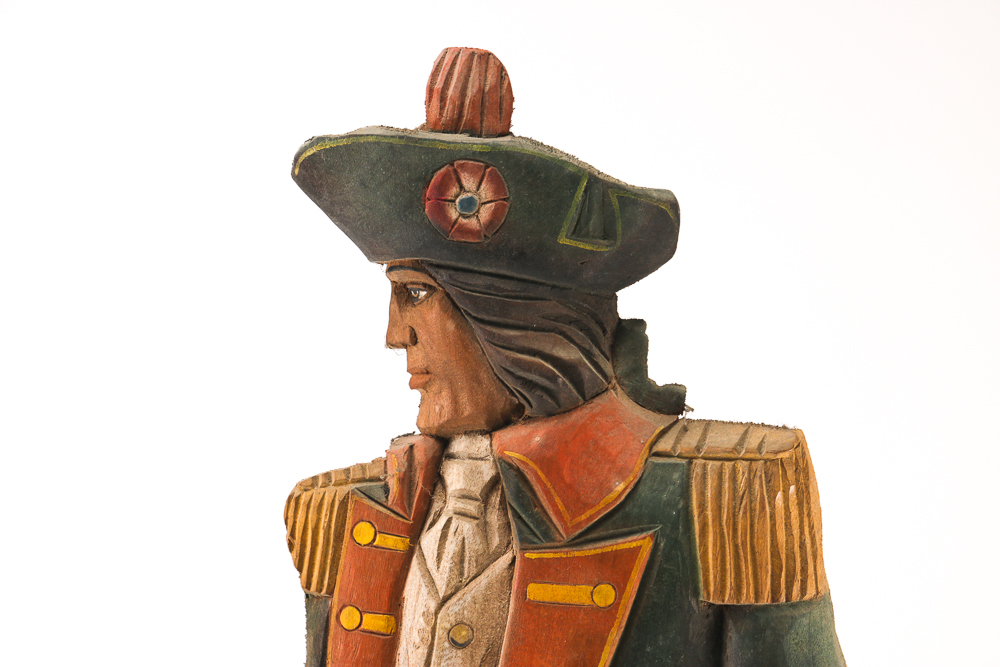 Two Napoleonic-Style Wood Soldier Wall Hangings
