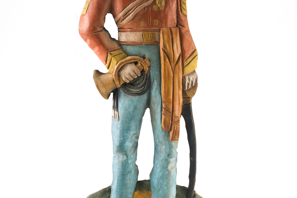 Two Napoleonic-Style Wood Soldier Wall Hangings