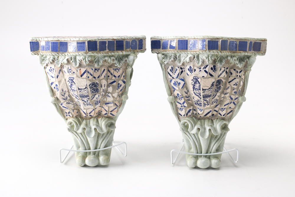 Decorative Wall Sconces and Clock