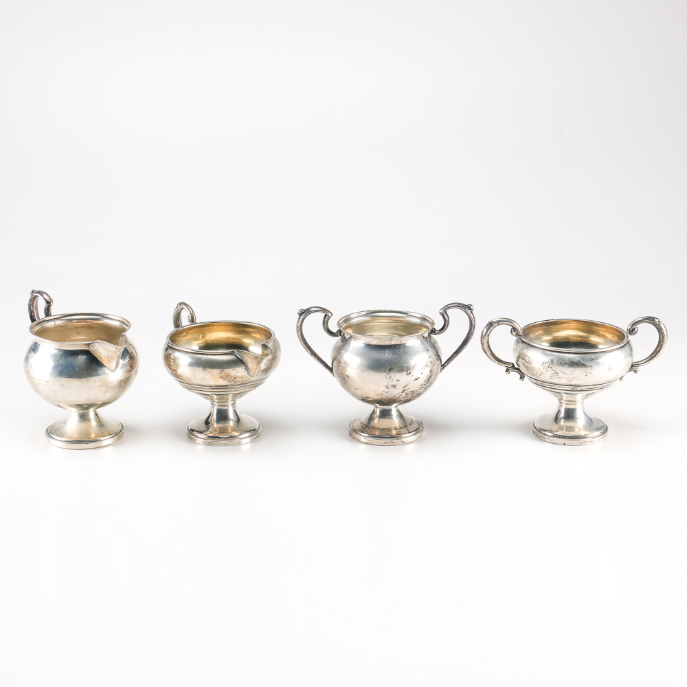 Mid 20th Century Weighted Sterling Silver Hollowware Bowls