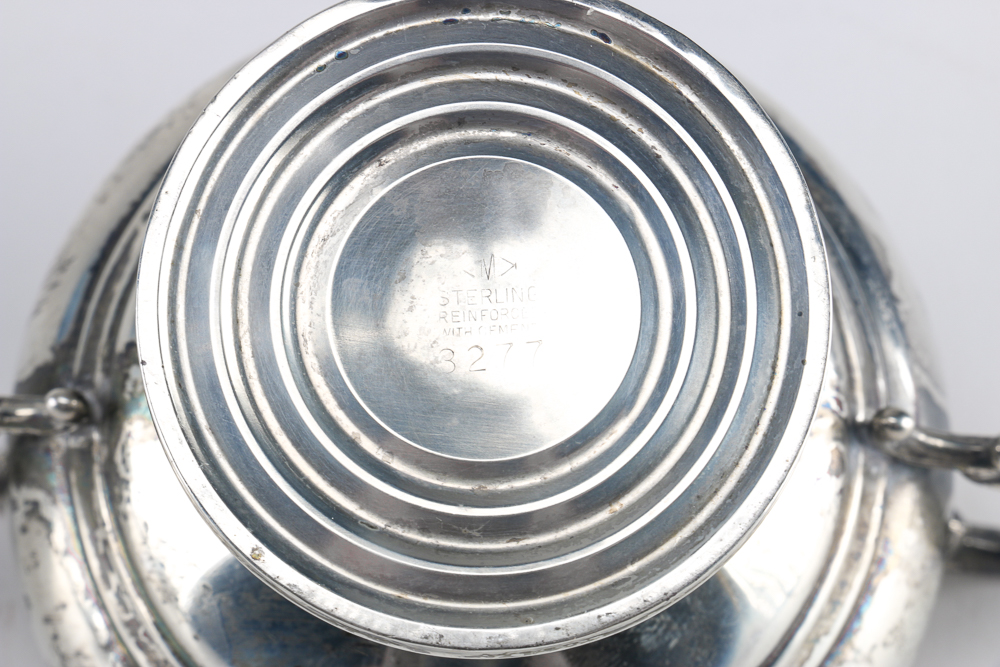 Mid 20th Century Weighted Sterling Silver Hollowware Bowls