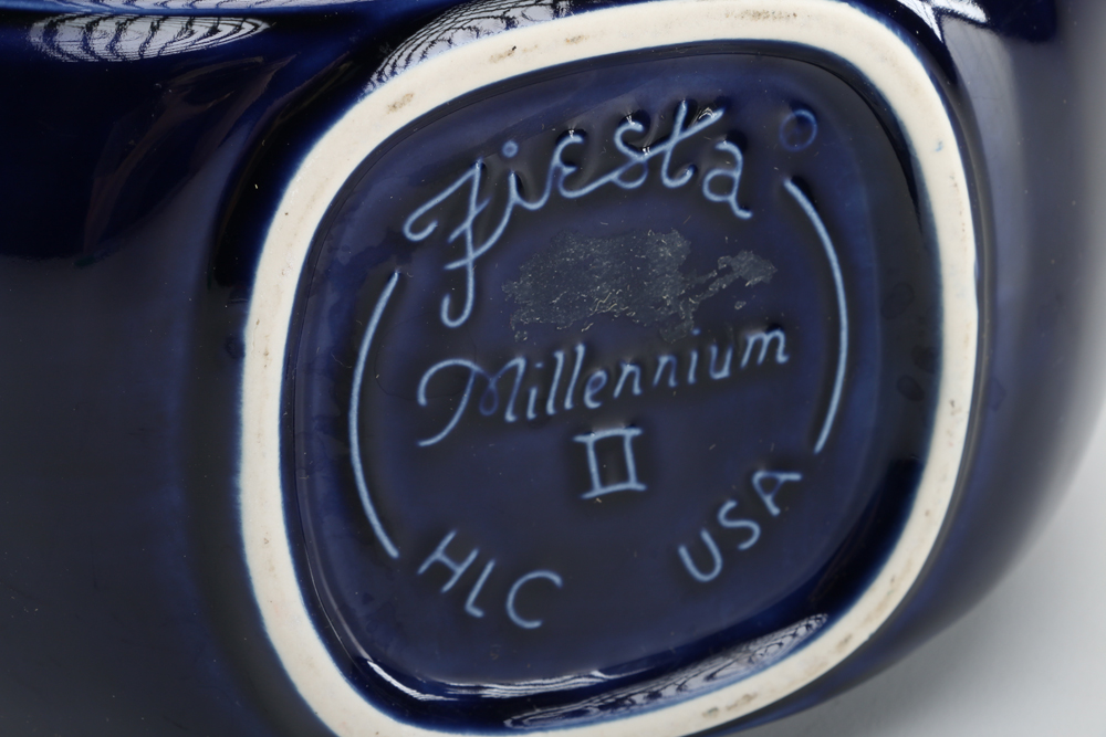 Cobalt Fiesta and Wood Pottery