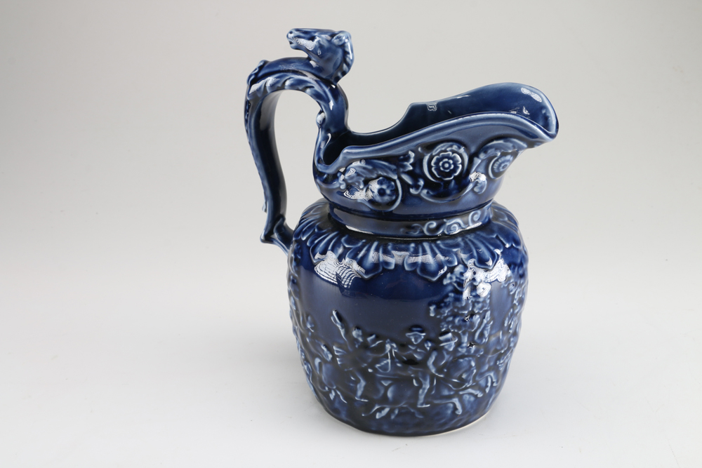 Cobalt Fiesta and Wood Pottery