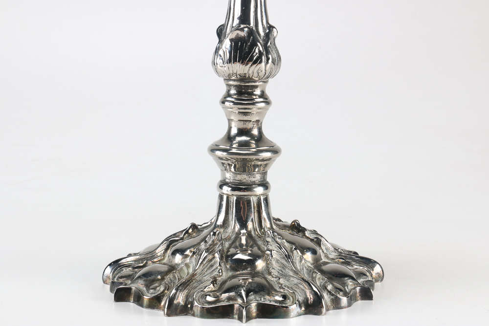 Silver Tone Candlesticks