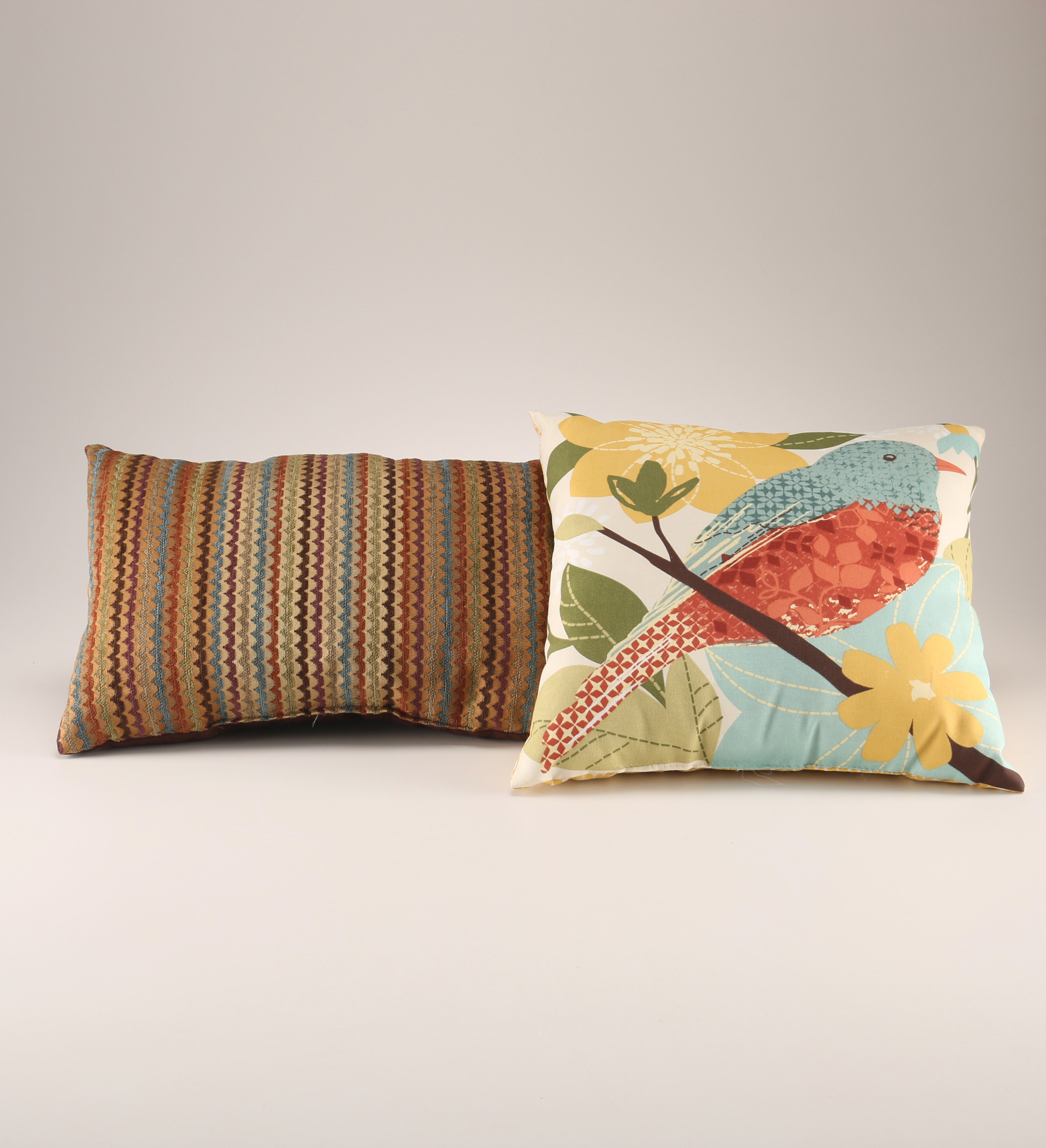 Vintage Multicolored Throw Pillows