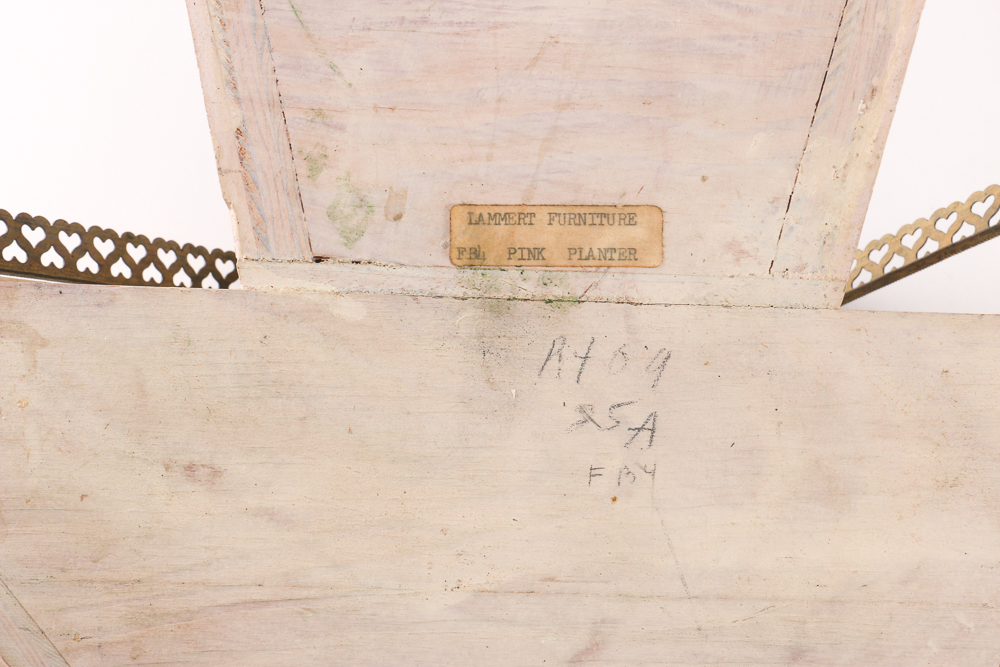 Gold Tone Wall Planter Sconces