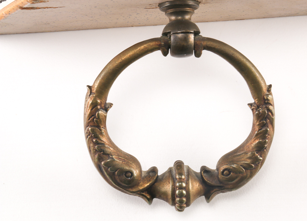 Gold Tone Wall Planter Sconces