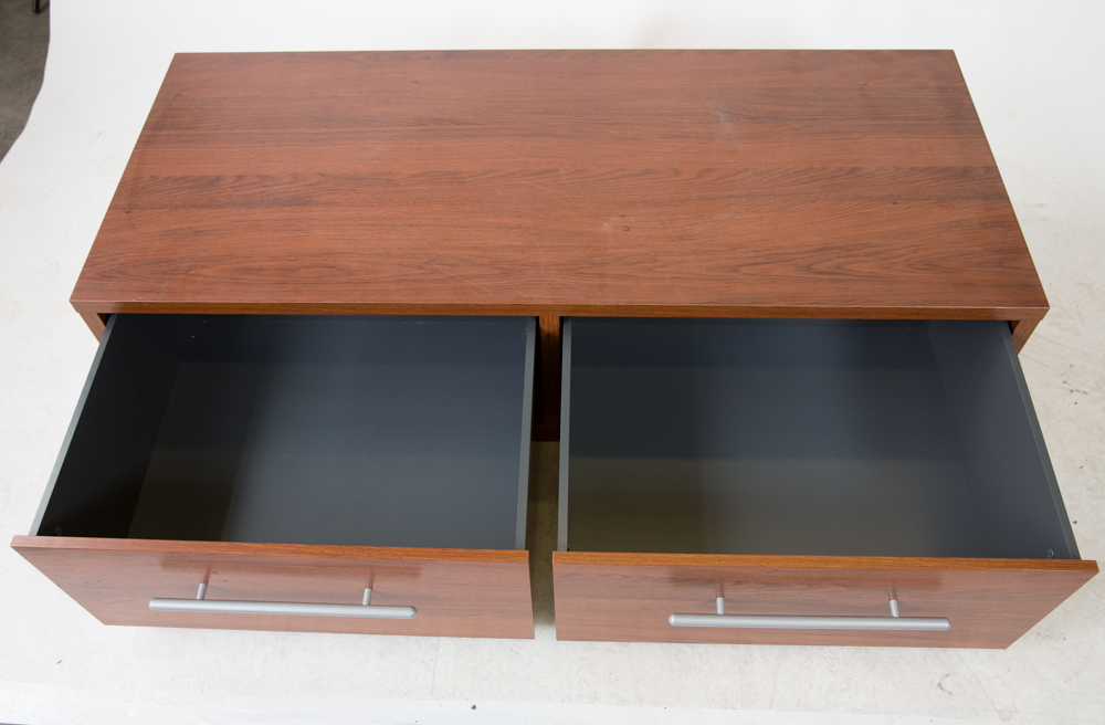 Two Drawer Media Storage