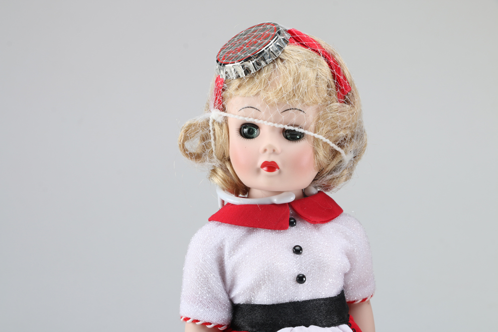 Danbury Mint Coca-Cola Madame Alexander All Porcelain Dolls