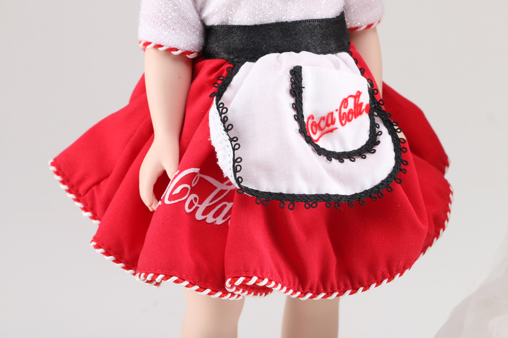 Danbury Mint Coca-Cola Madame Alexander All Porcelain Dolls