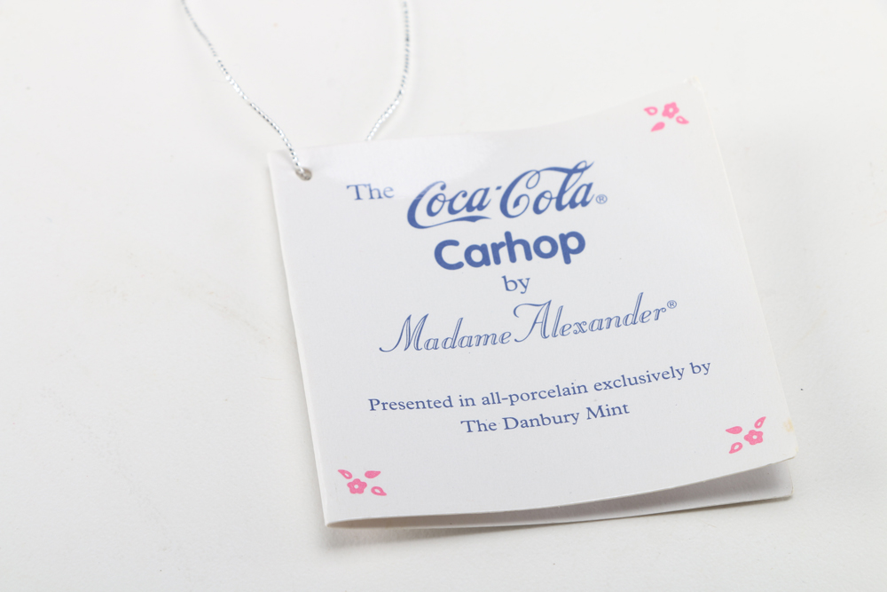 Danbury Mint Coca-Cola Madame Alexander All Porcelain Dolls
