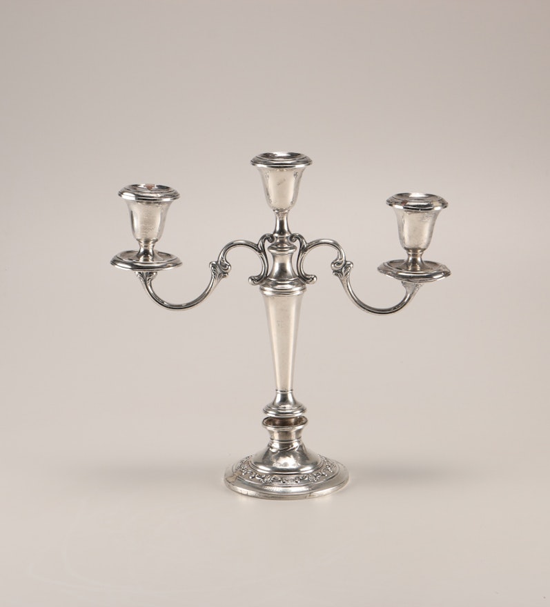 Gorham Sterling Weighted Candelabra