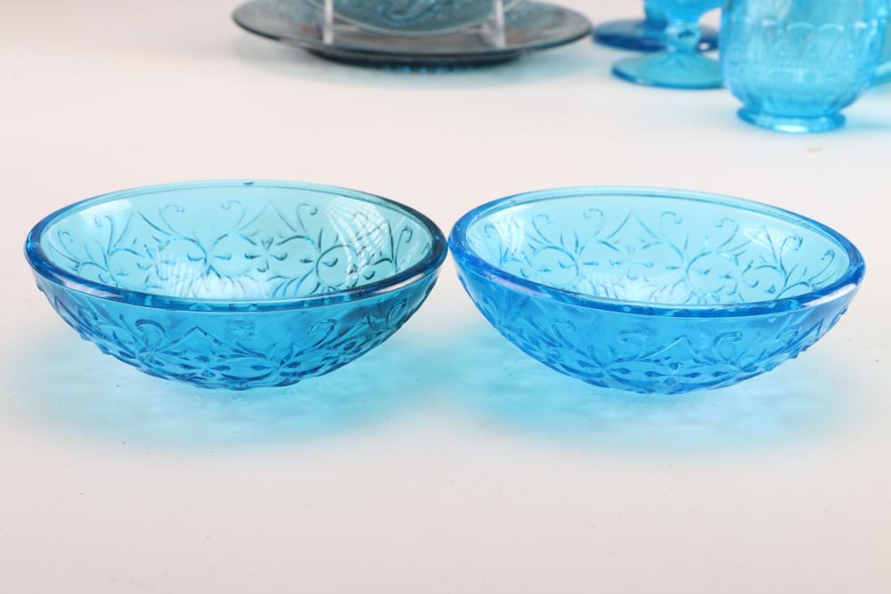 Blue Glassware