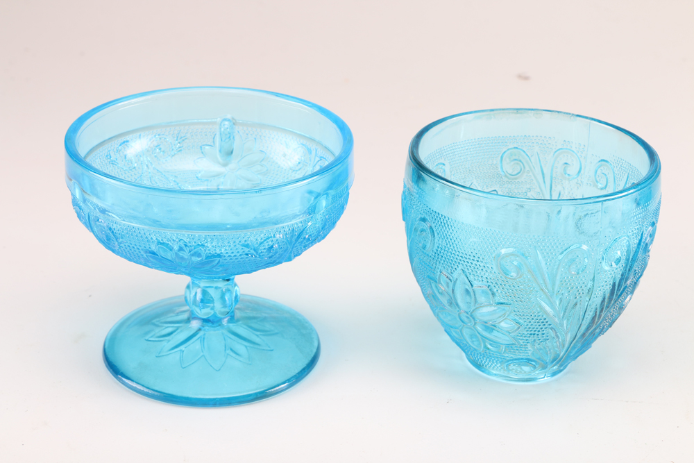 Blue Glassware