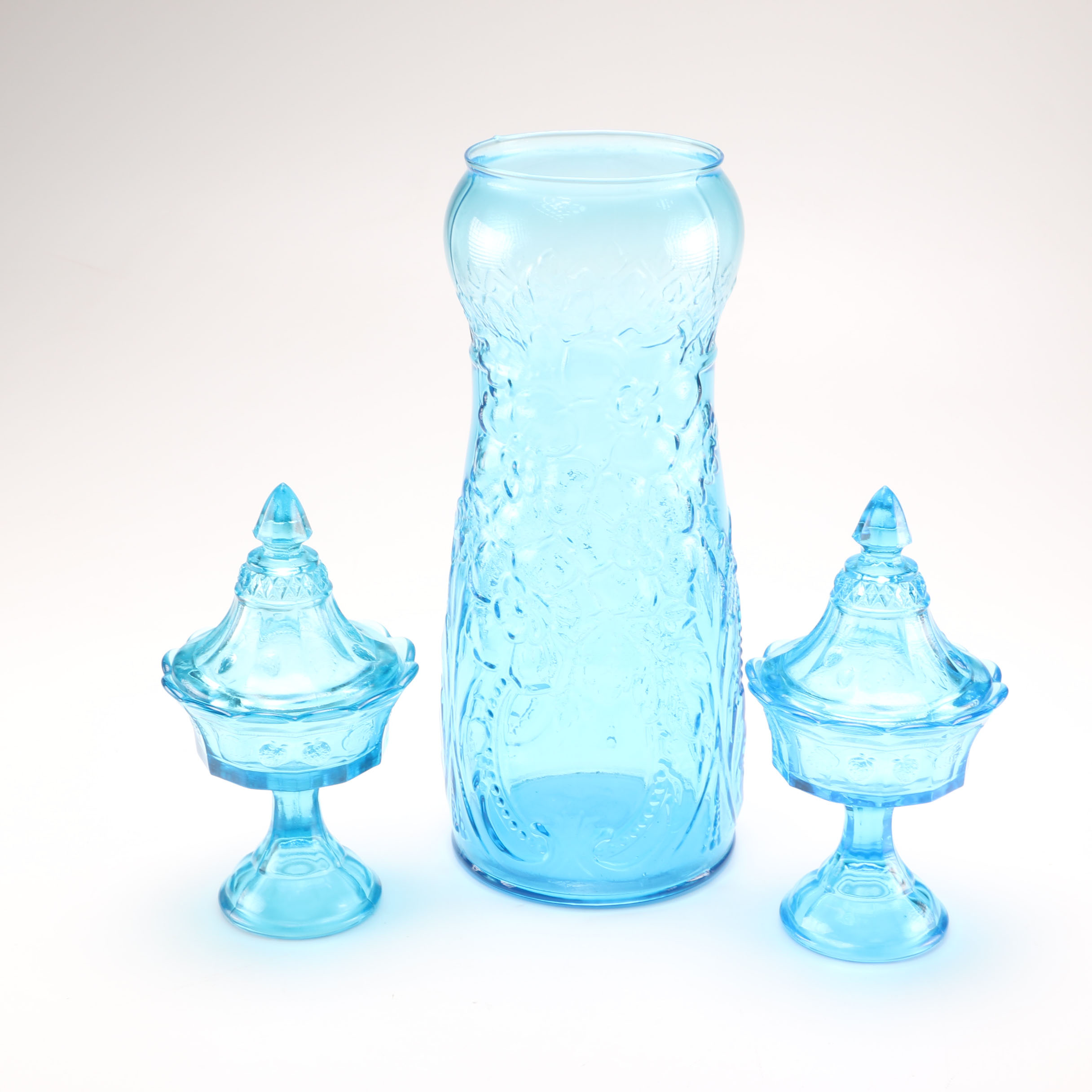 Collection of Blue Glassware