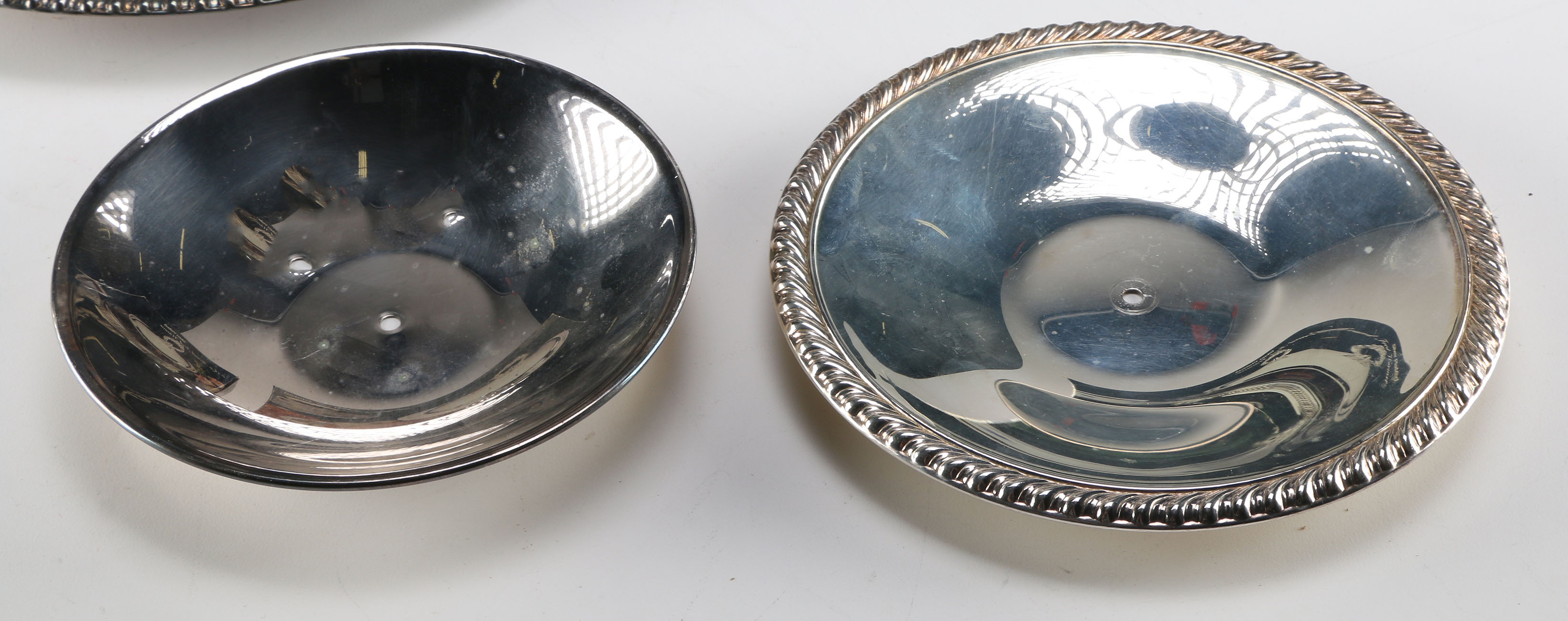 Silver Plate Food Warmers with Glass Lining
