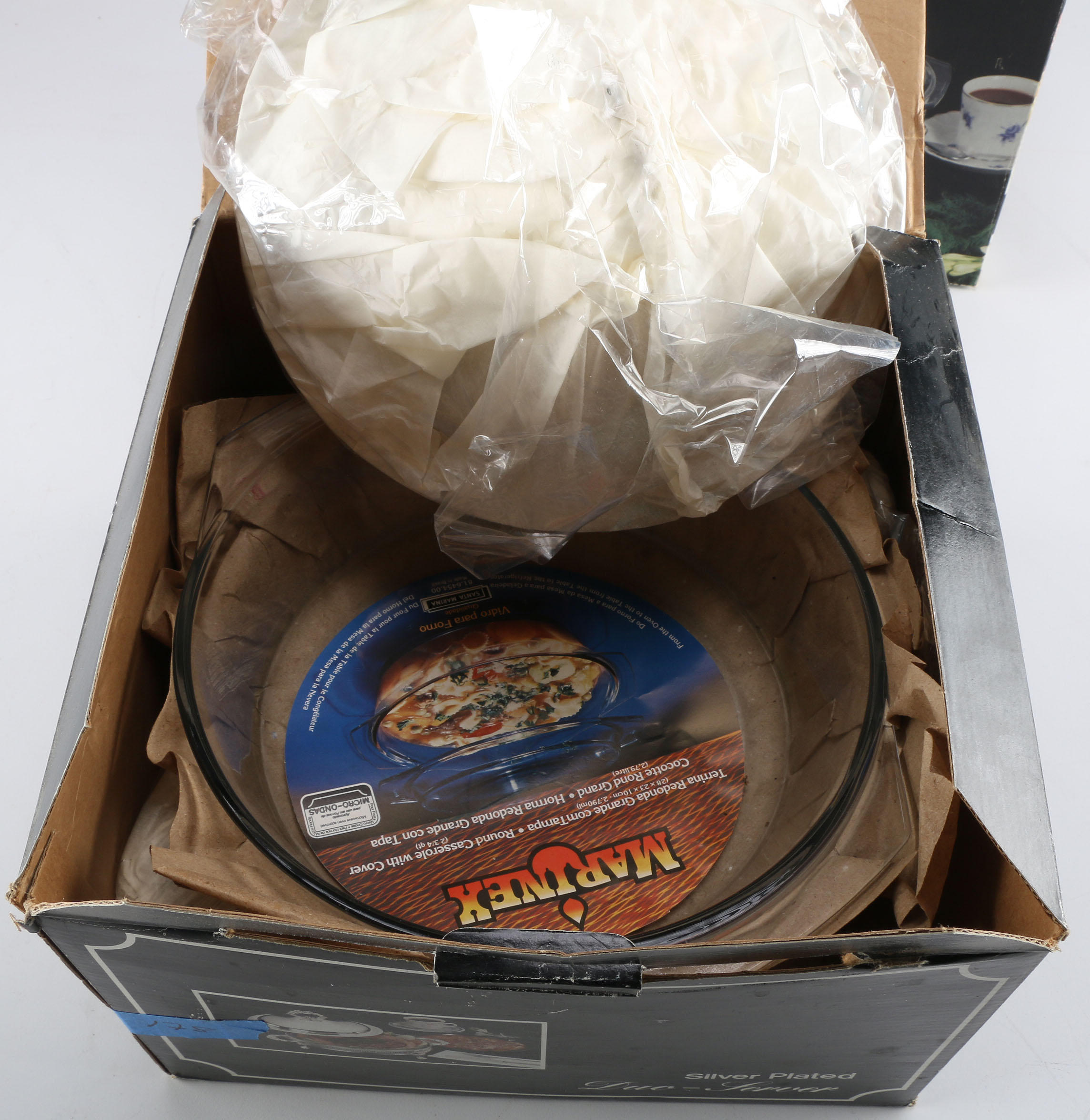 Silver Plate Food Warmers with Glass Lining