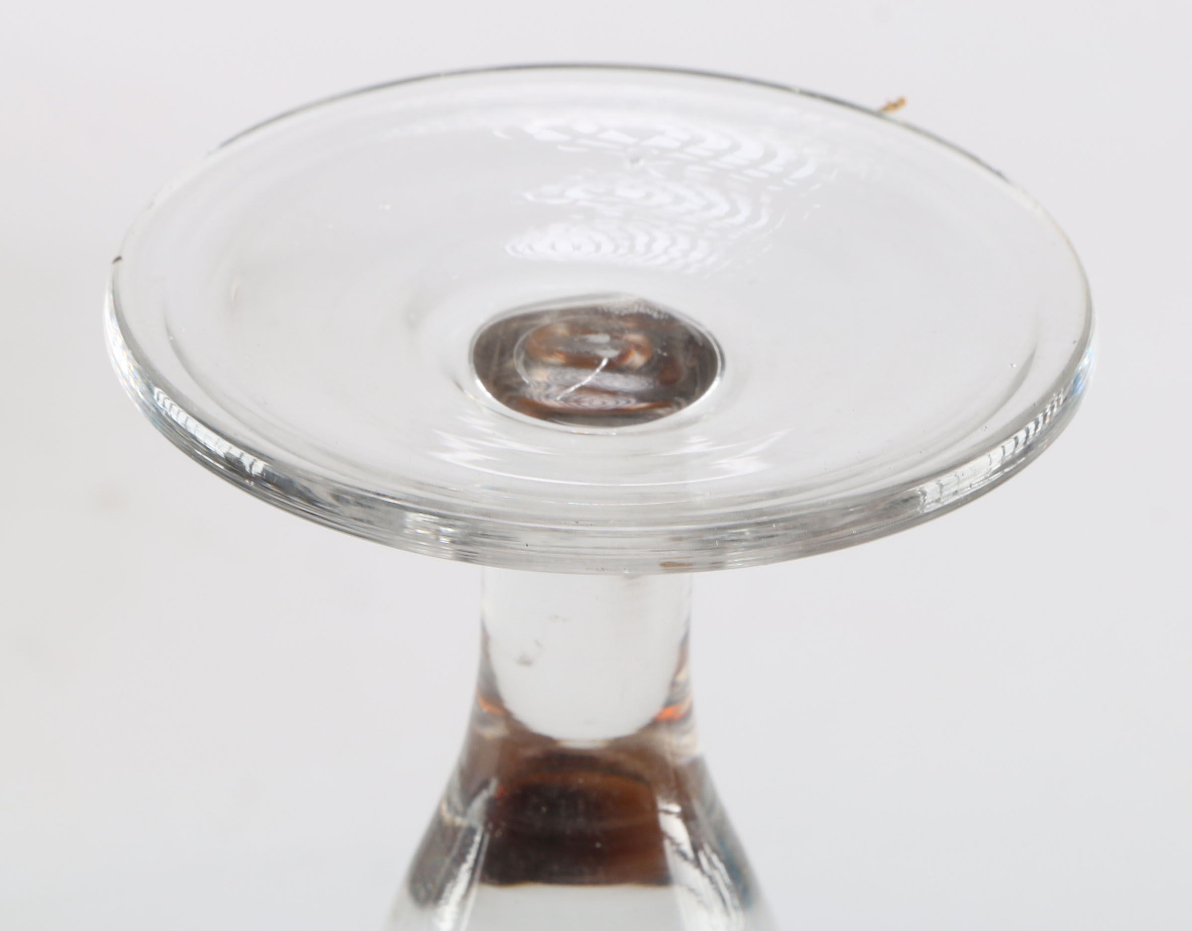 Set of Amber-Toned Sherry Glasses