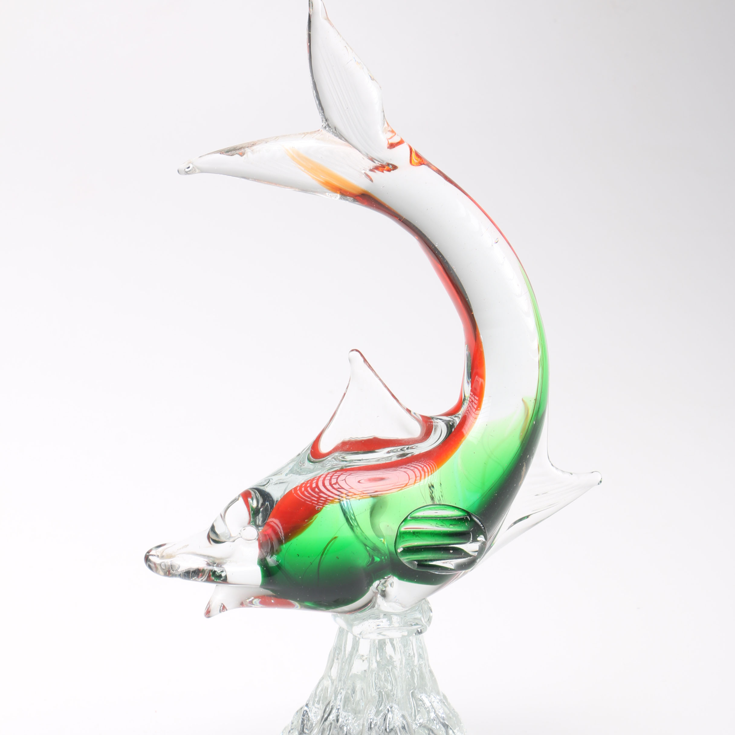 Collection of Three Art Glass Fish