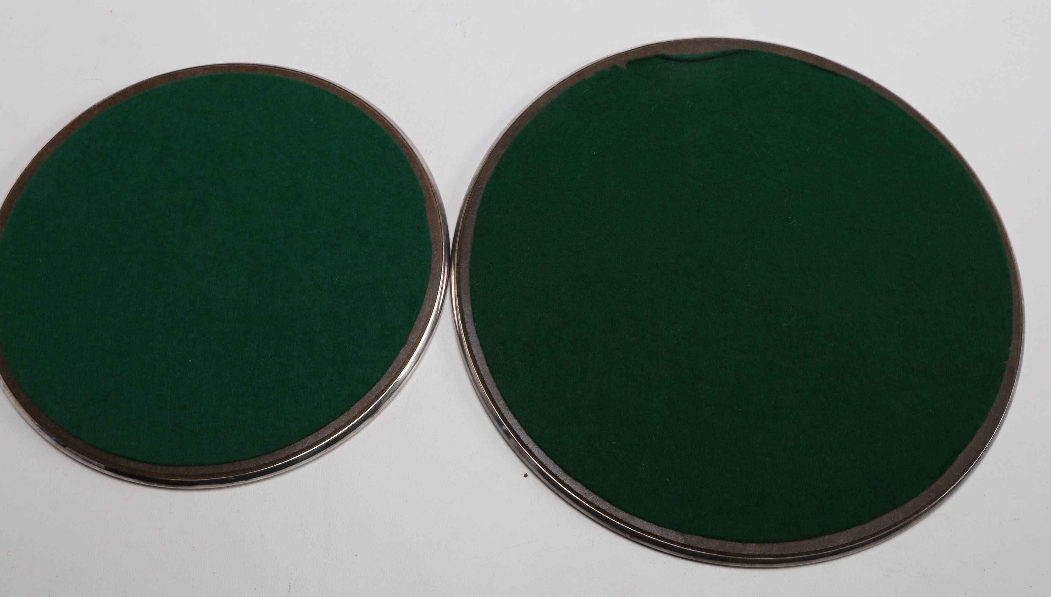 Silver Plated Tray Set