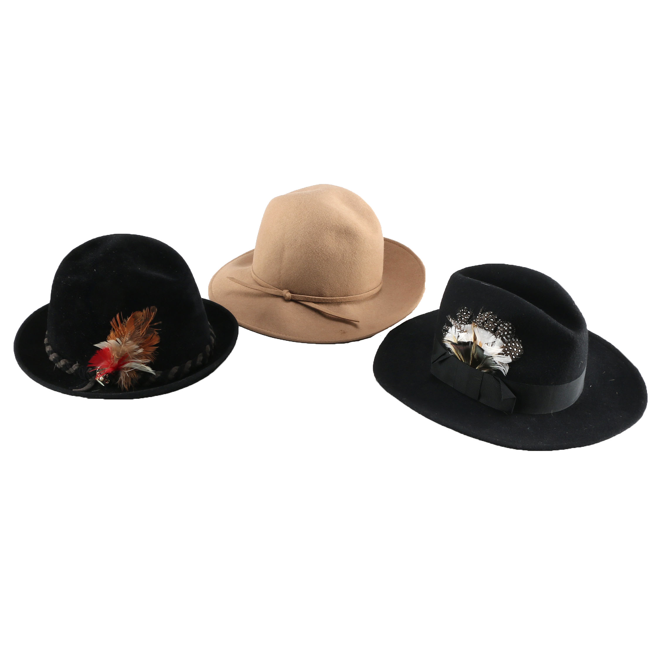 Set of Three Hats