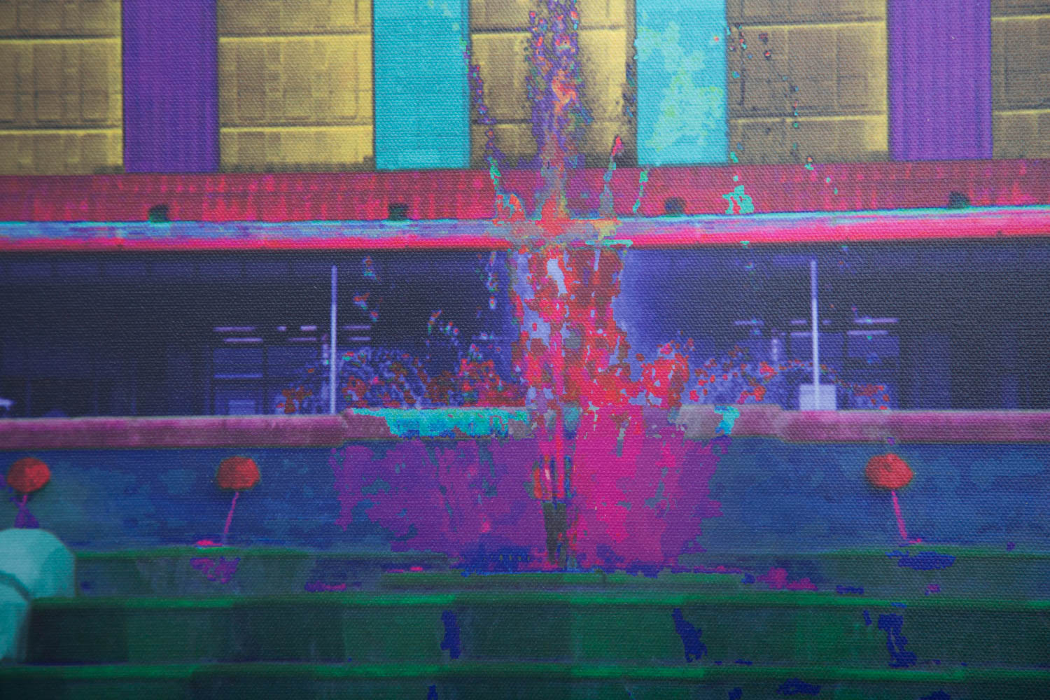 Andrew VanSickle "Midnight of Union Terminal 1933" Signed Industrial Ink Jet on Canvas