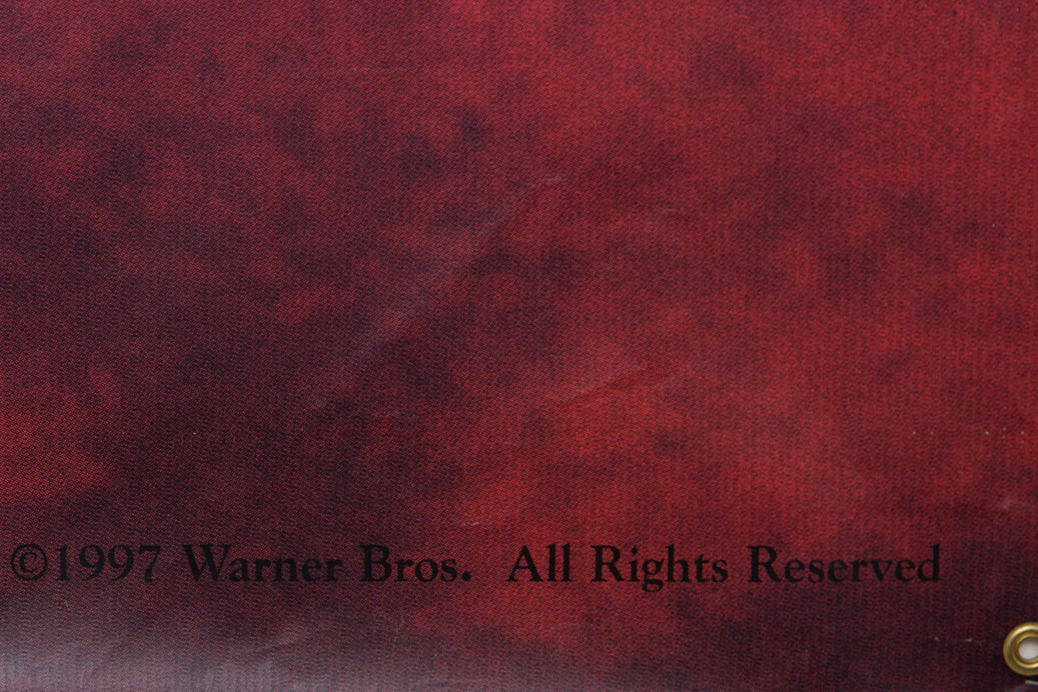 1997 Batman and Robin Vinyl Movie Theater Banner