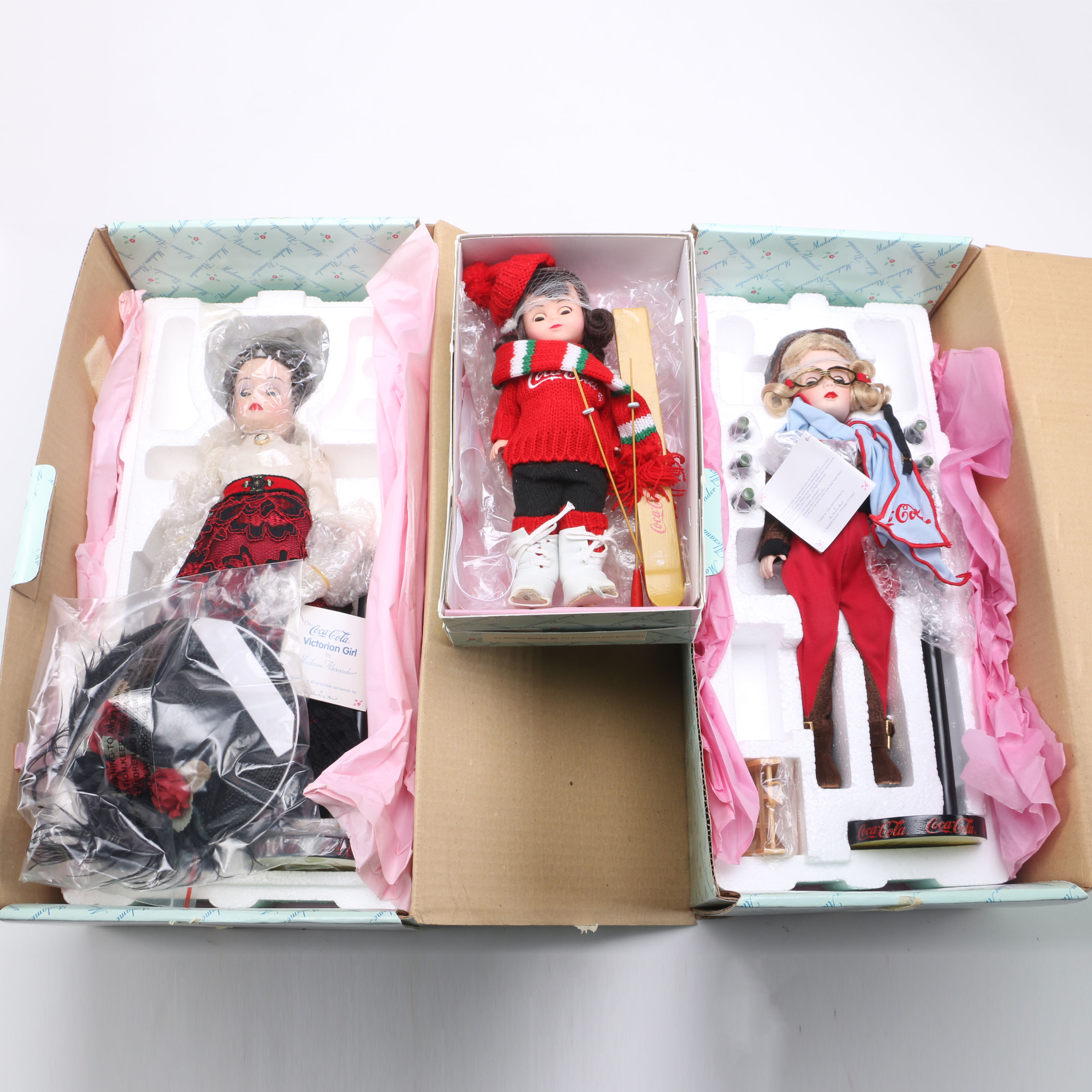Coca-Cola Madame Alexander All Porcelain Dolls
