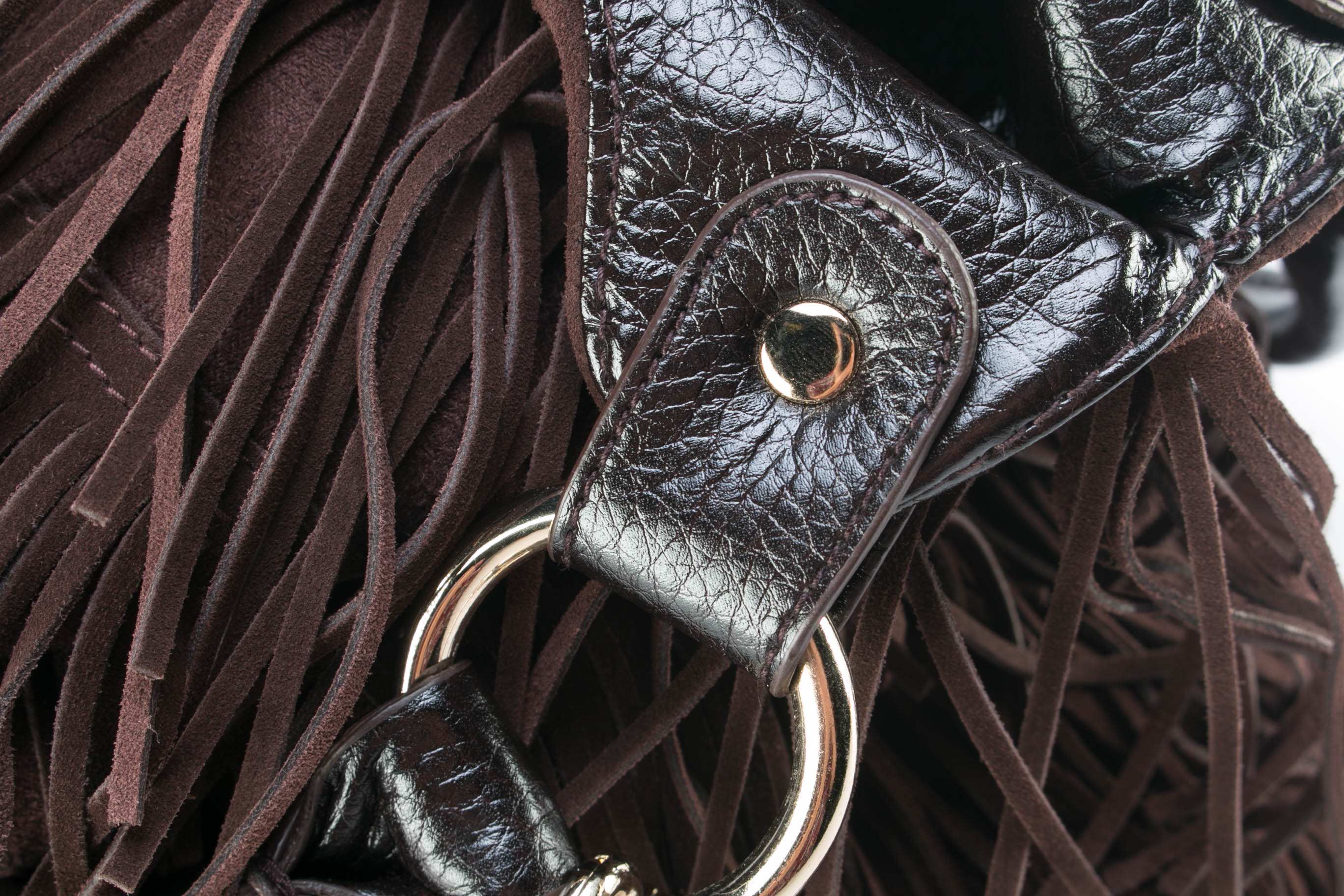 Vintage Tassel Bebe Hobo Handbag