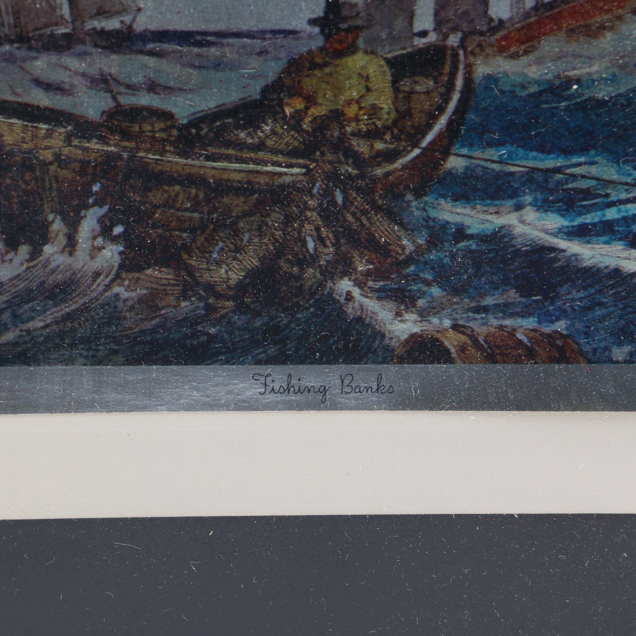 Pair of Lionel Barrymore Colored Foil Etchings