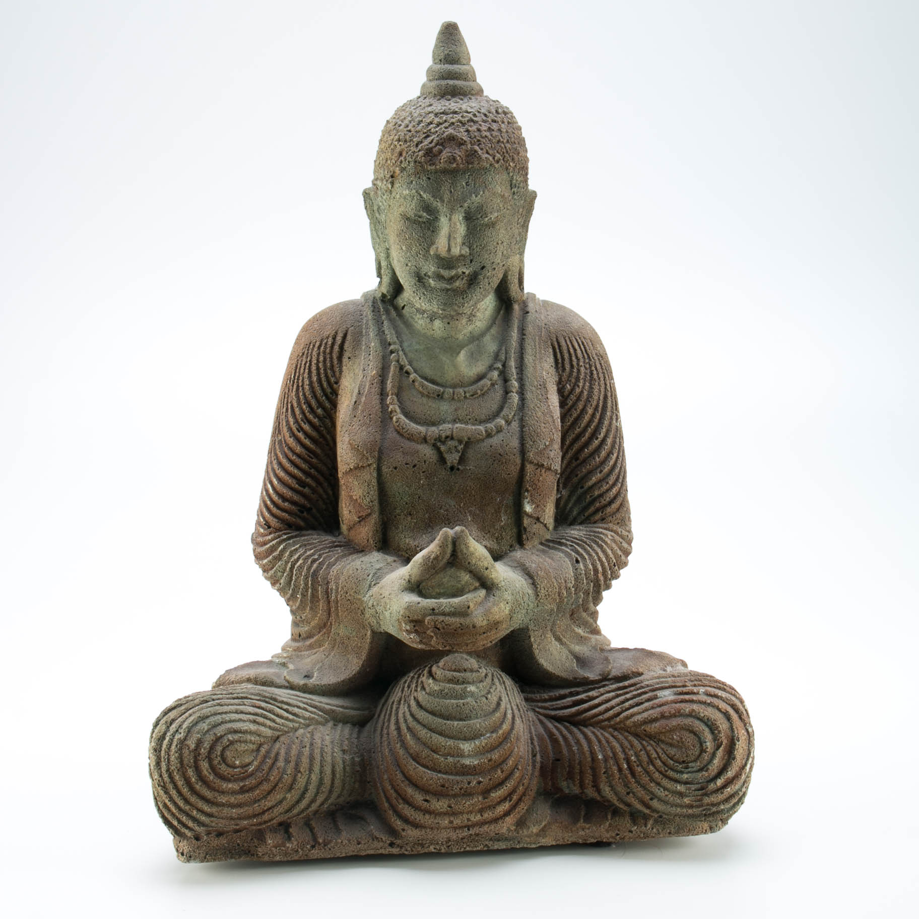 Cast Concrete Buddha Sculpture