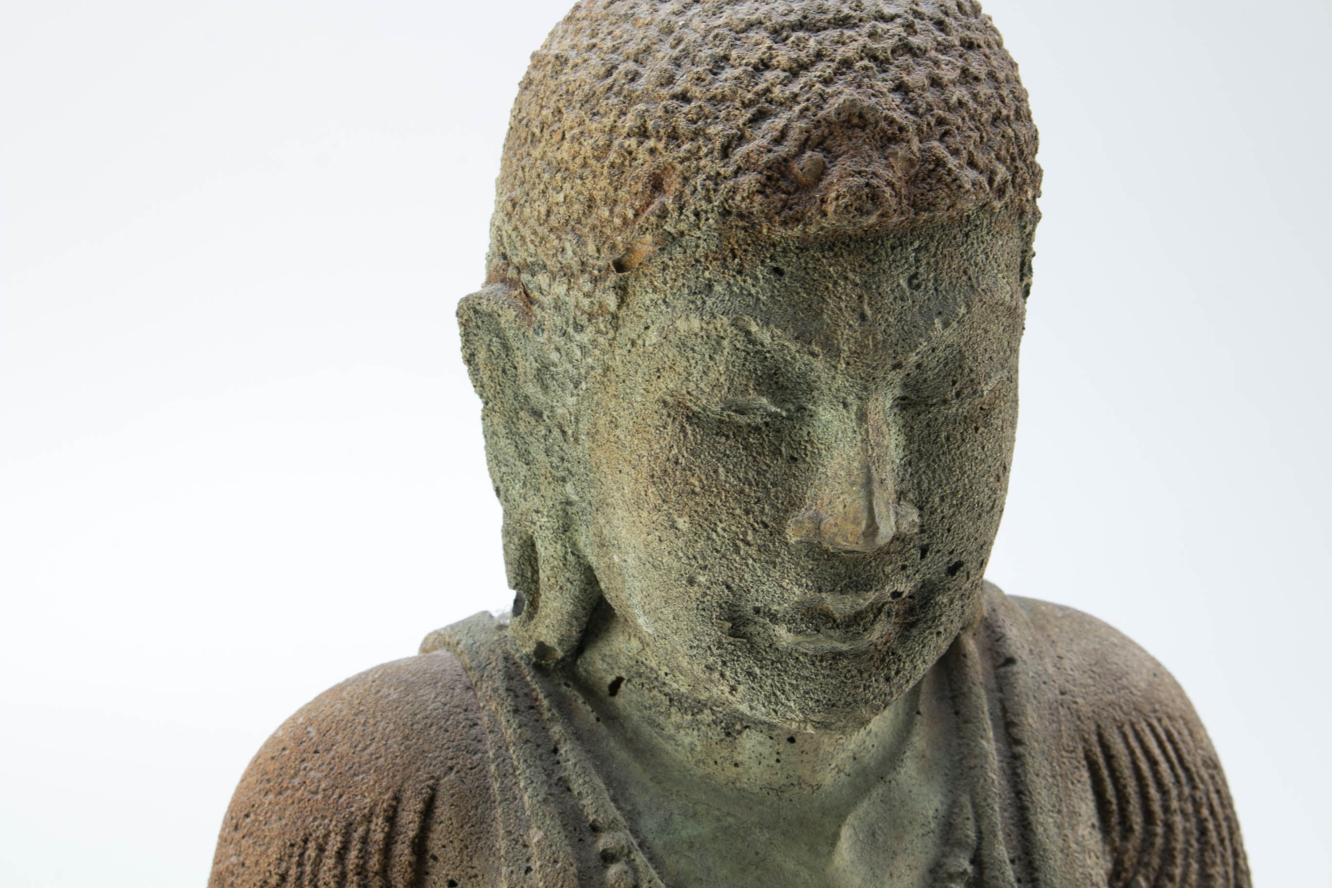 Cast Concrete Buddha Sculpture