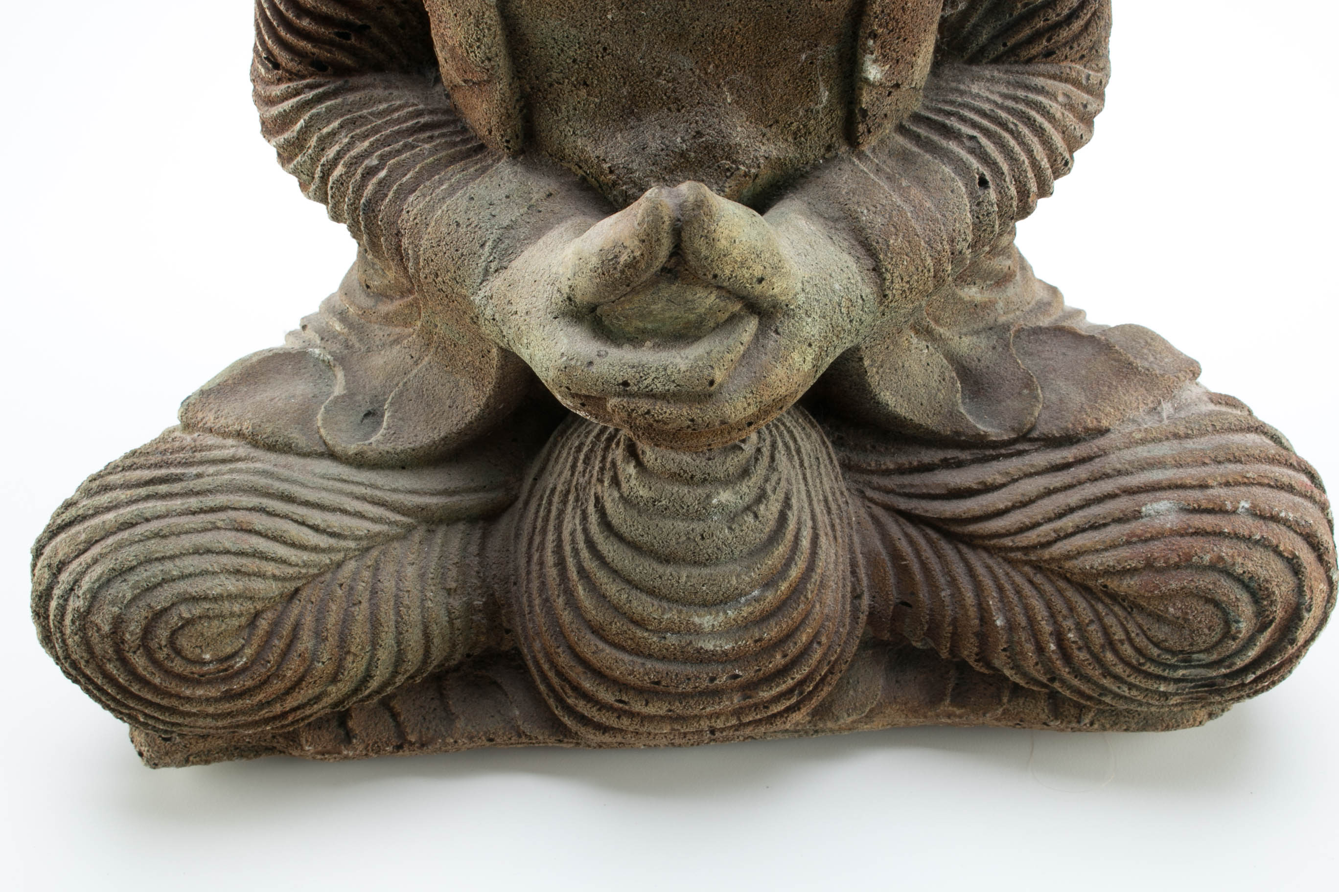 Cast Concrete Buddha Sculpture