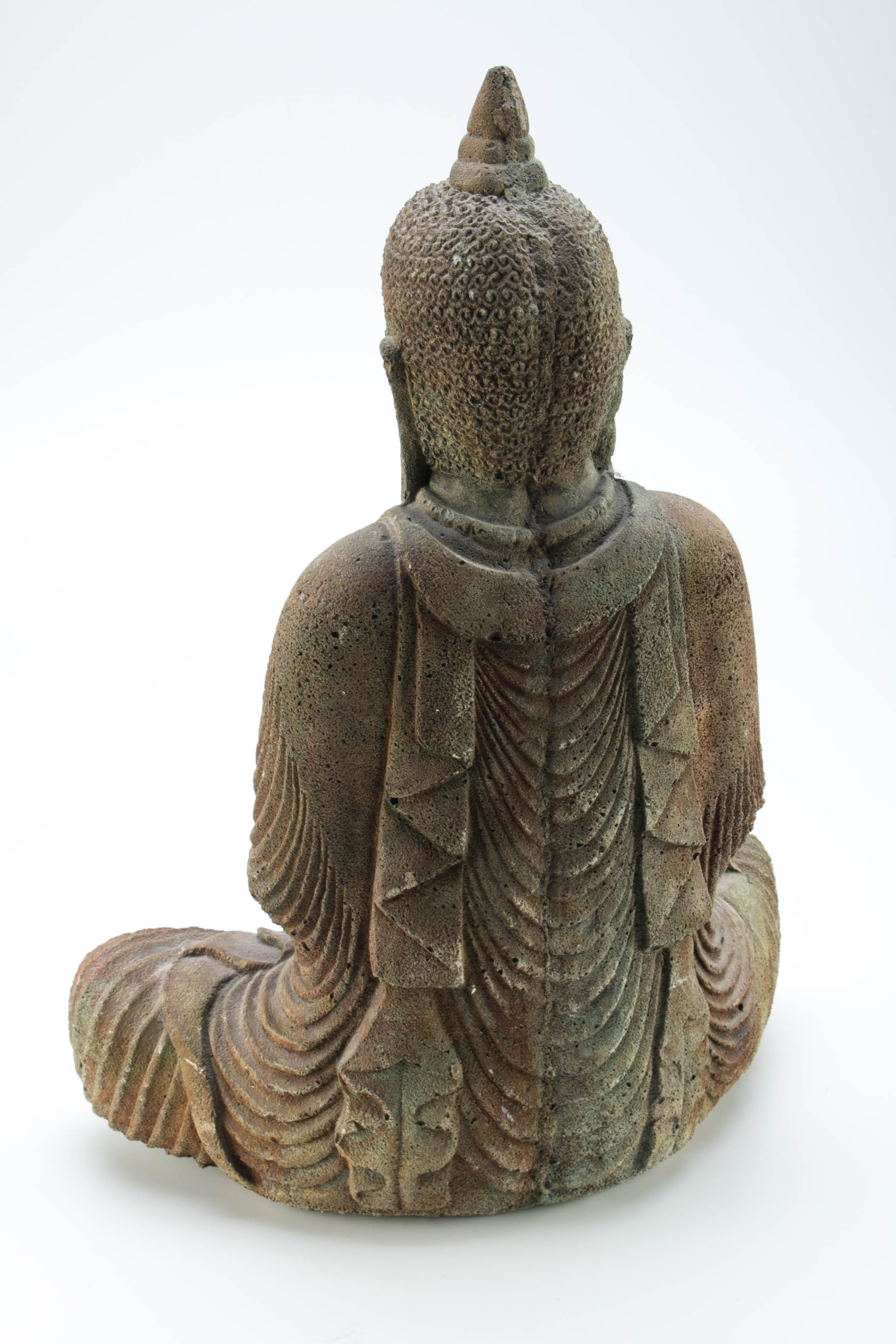 Cast Concrete Buddha Sculpture